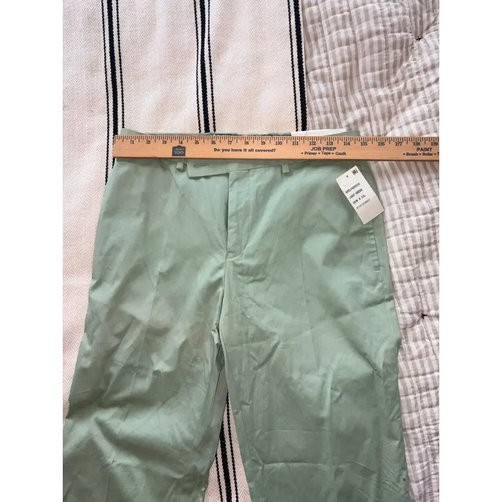 Lauren Ralph Lauren Light Green Pants 30x30 100% Cotton Original Tags Flaw